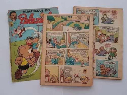Revista Almanaque Quadrinho Antigo Pele Pelezinho Copa 86