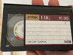 Lote Antigas Mini Fitas Tdk Vhs