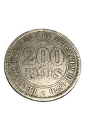 Antiga Moeda 200 Reis 76 Bem Conservada - Lote 5