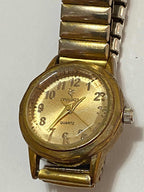 Relógio Antigo Potenzia Quartz Dourado