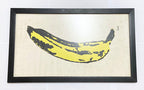 Quadro Antigo Decorativo Pop Art Banana Assinado