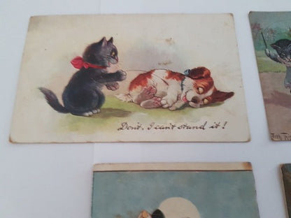 Cartões Postais Antigos Alemanha Tuck's Post Card Desenhos