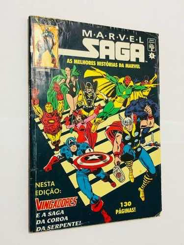 Hq Gibi Antigo Marvel Saga 1a Edição
