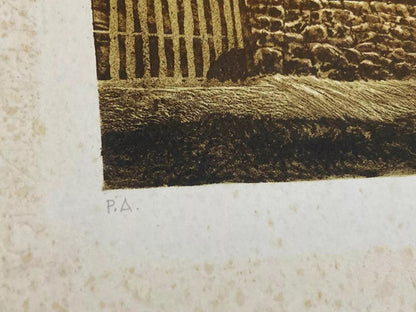 Quadro Gravura Antiga Paraty Rio De Janeiro Assinada N.godoy