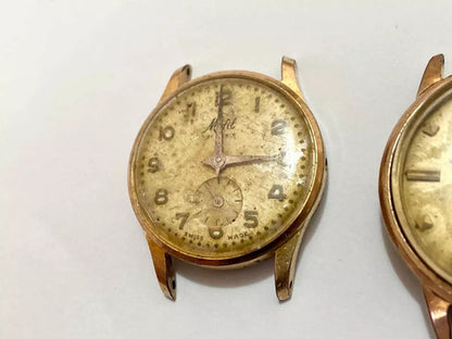 Lote Relógios Antigos Fortissimo 21 Mafil 21 Rubis Suiço