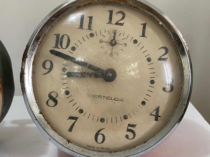 Lote Relógios Despertadores Antigos Westclox No Estado