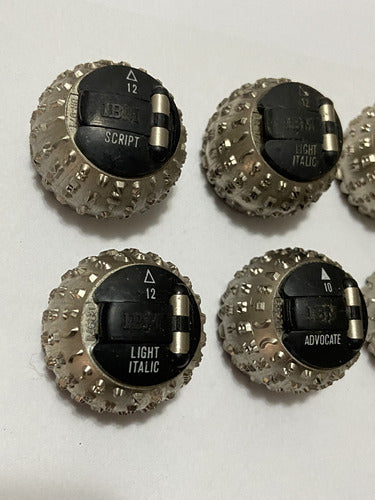 Lote Esferas Maquina De Escrever Ibm Antiga