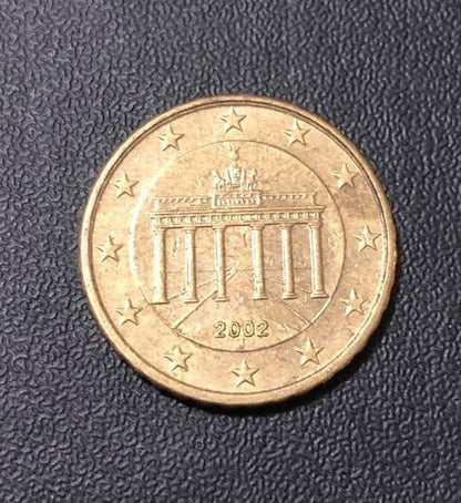 Antiga Moeda Alemanha 10 Euro Cent 2002 #lote03