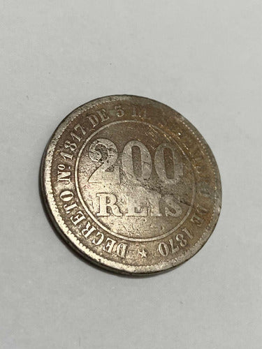 Antiga Moeda 200 Reis 76 - Lote 4