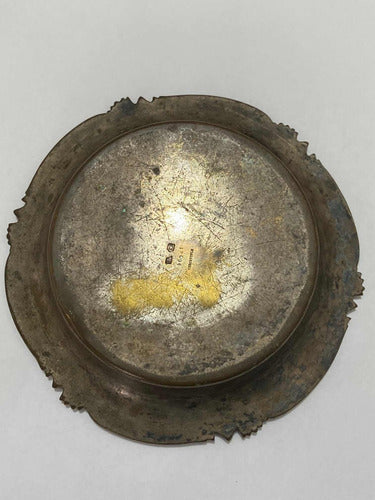 Antigo Prato Salva Cor Prata Marca Christofle