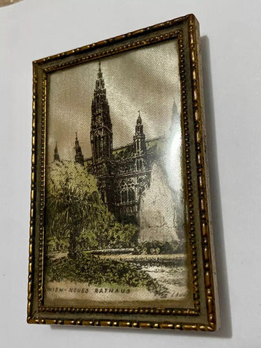 Quadro / Porta Retrato Antigo Austria Viena Neues Rathaus