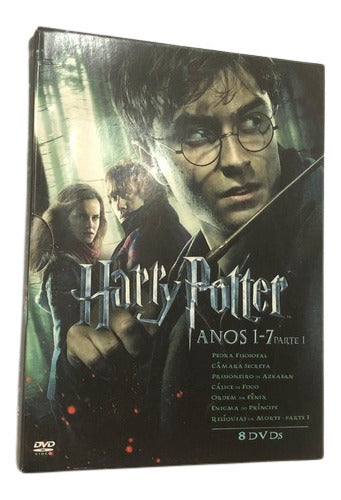 Box Harry Potter Anos 1 A 7 Parte 1 - 8 Dvds