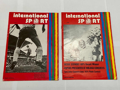 Revistas Antigas International Sport Aips 1974 (2 Edições)