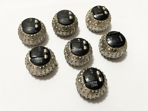 Lote Esferas Maquina De Escrever Ibm Antiga