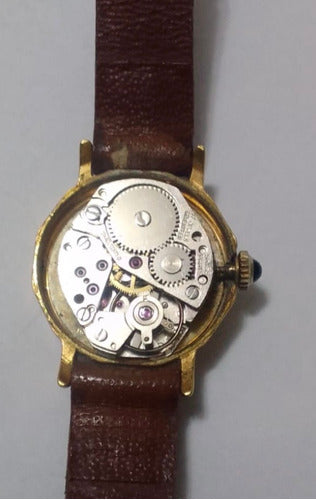 Relógio Antigo Champion 17 Rubis Incabloc Dourado