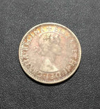 Moeda Antiga 1953 Australia 1 Shilling