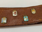 Antigo Cinto Com Broches