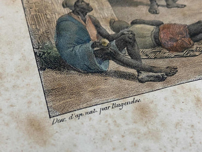 Quadro Litografia Antiga Rugendas Brasil Imperial 1835