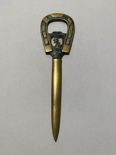 Antigo Abridor De Cartas Berlin Alemanha Dourado