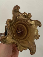 Suporte De Fruteira Em Bronze