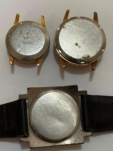 Lote Relógios Antigos Fortissimo 21 Mafil 21 Rubis Suiço