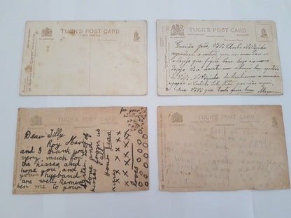 Cartões Postais Antigos Alemanha Tuck's Post Card Desenhos