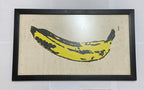 Quadro Antigo Decorativo Pop Art Banana Assinado