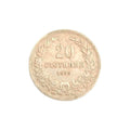 Antiga Moeda 1908 BuLGária 20 Stotinki