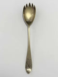 Antiga Colher De Prata Com Marca