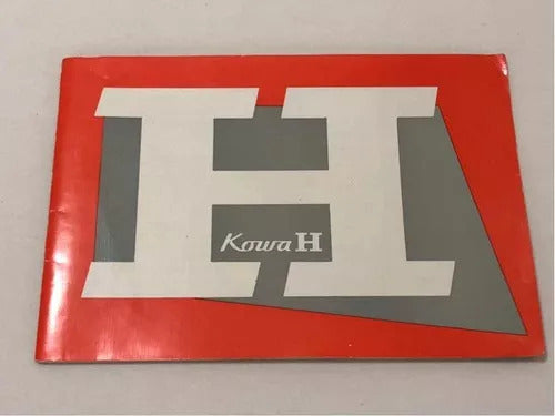 Manual Câmera Antiga Kowa