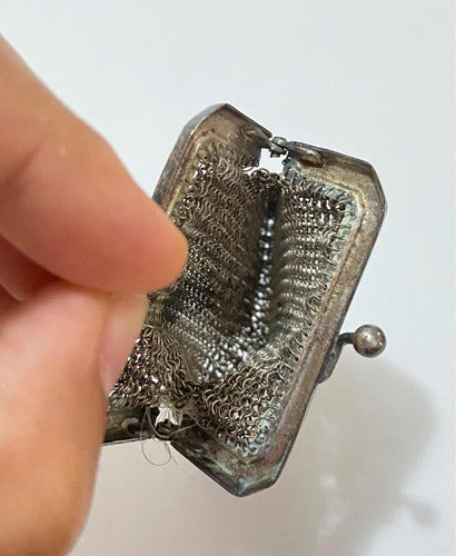 Porta Moedas Antigo Alpaca