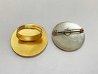 Broches Antigos Escoteiro Dourado E Prata
