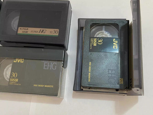 Lote Antigas Mini Fitas Jvc Vhs