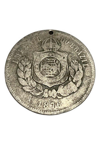 Antiga Moeda 200 Reis 76 - Lote 1