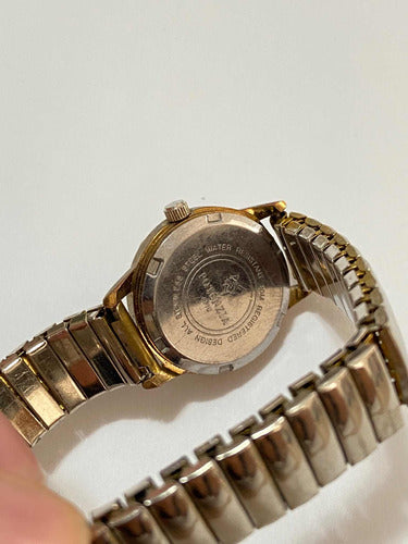 Relógio Antigo Potenzia Quartz Dourado