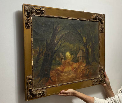 Quadro Antigo / Raro - Pintura Lourenço Peixoto 1922