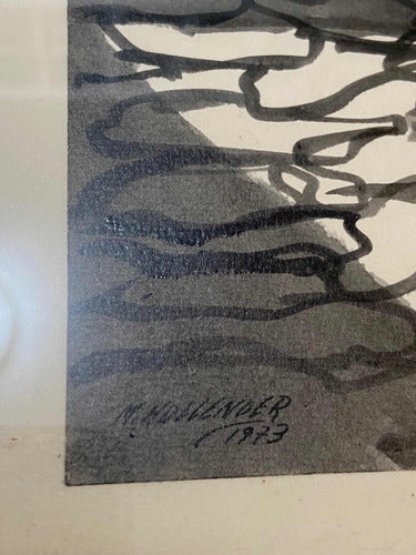 Quadro Antigo Nanquim Ladeira Do Vira Saia - M Hollender