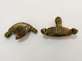 Antigas Peças Fixadoras Cantoneira Decorativas Em Bronze -l2