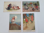 Cartões Postais Antigos Alemanha Tuck's Post Card Desenhos