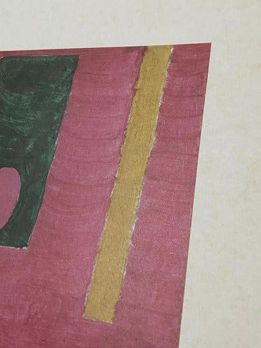 Quadro Gravura Antiga Alfredo Volpi Assinada E Numerada