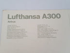 Cartões Postais Antigos Lufthansa Aviões A300 B727 Dc10 B747