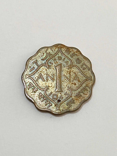 Moeda Antiga 1 Anna India 1943