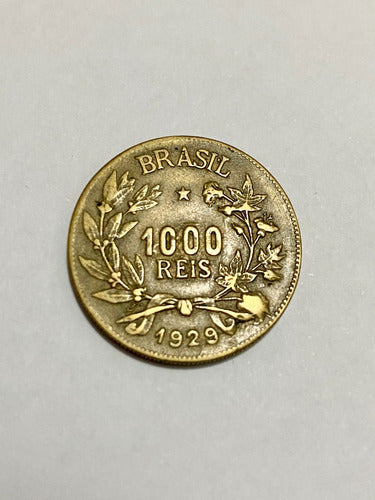 Antiga Moeda Brasil 1000 Réis 1929 Lote 1