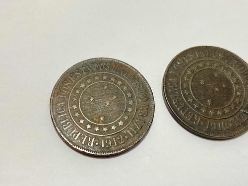 Moedas Antigas 40 Réis 1912 - Lote 2