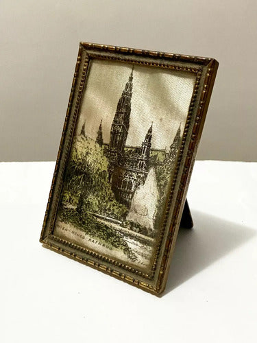 Quadro / Porta Retrato Antigo Austria Viena Neues Rathaus