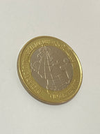 Moeda Brasil 1 real 1998 Direitos Humanos Bimetálico MBC