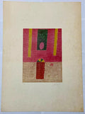 Quadro Gravura Antiga Alfredo Volpi Assinada E Numerada