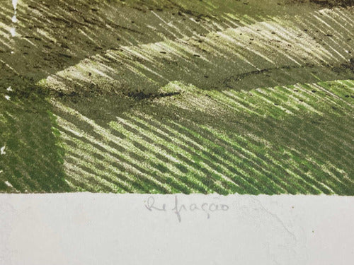 Quadro Antiga Serigrafia Pa - Refração - Inacio Rodrigues