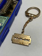 Antigo Barbeador Lâmina Gillette Blue Blade