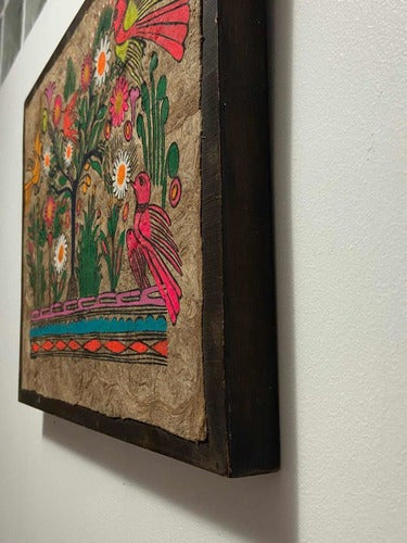 Quadros De Madeira Pintura Florida Flores - Arte Antiguidade